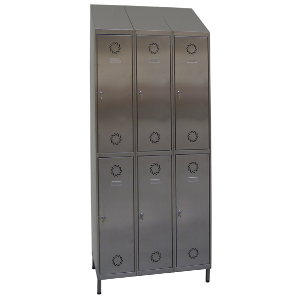 Taquilla de acero inoxidable ST-25/3 INOX