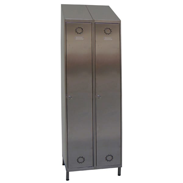 Taquilla de acero inoxidable SV-40/2 INOX