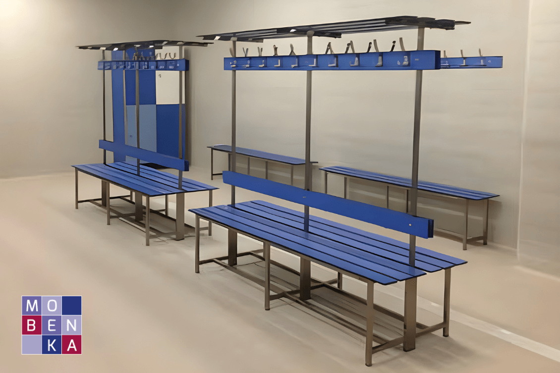 tipos de bancos para vestuarios